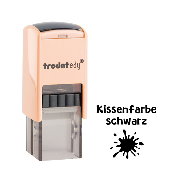 9010869007462 - edy Flex - Motivationsstempel - Lehrerstempel zum selbst gestalten Pastell creme Schwarz