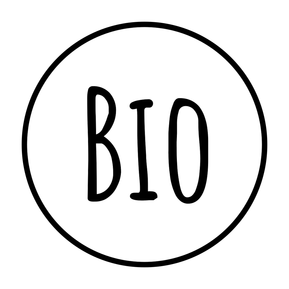 Eierstempel mit fertigem Motiv BIO Schwarz