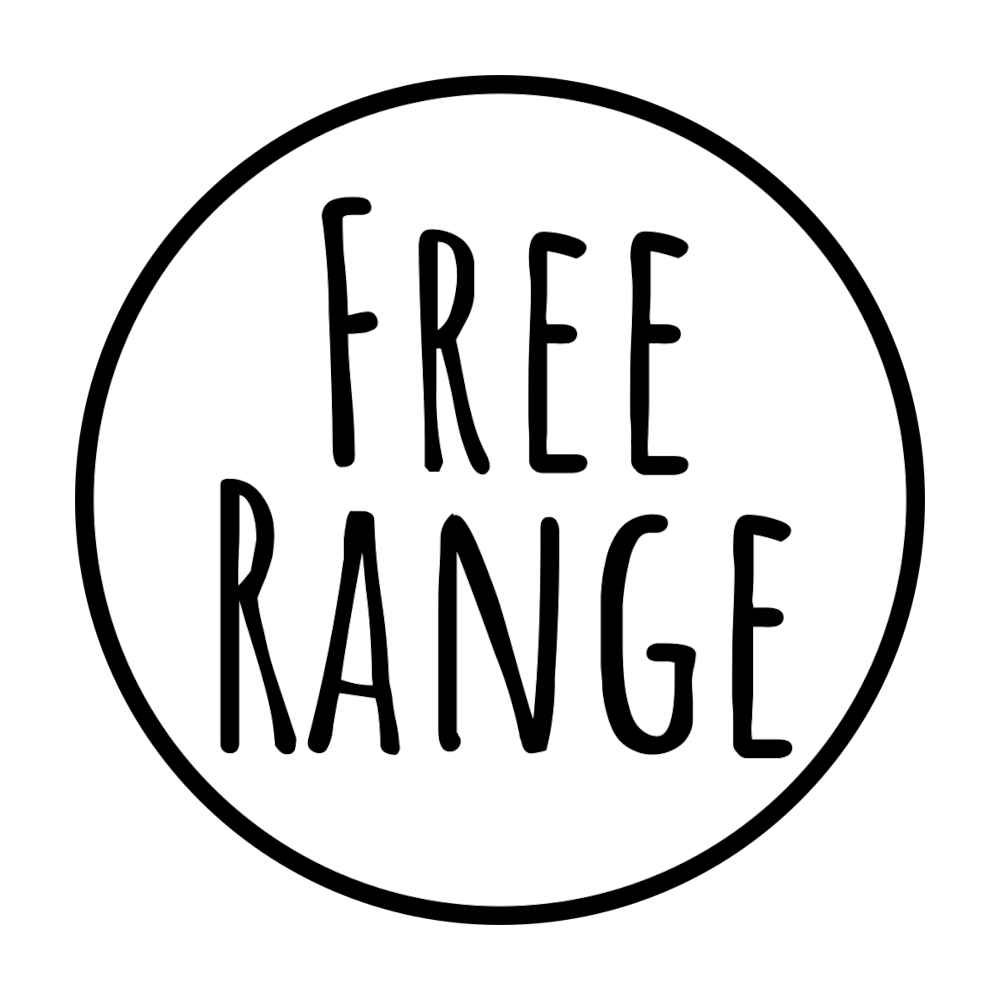 Eierstempel mit fertigem Motiv Free Range Grün