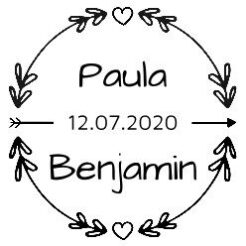 einladungsstempel namen datum 49469