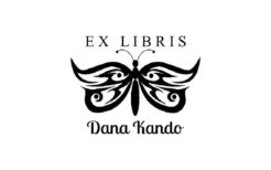 ex libris holzstempel schmetterling