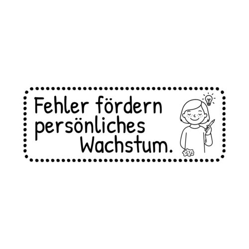 Growth Mindset Abdruck – Fehler fördern Wachstum