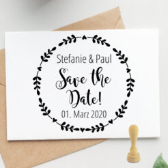 Save the Date zur Hochzeit mit Namen ✓ Datum ✓