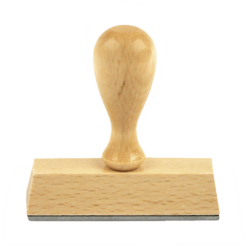 Holzstempel eckig