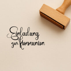 Stempel zur Kommunion - christliche Motive für Karten und Gastgeschenke