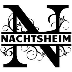 monogramm stempel n split letter imprint