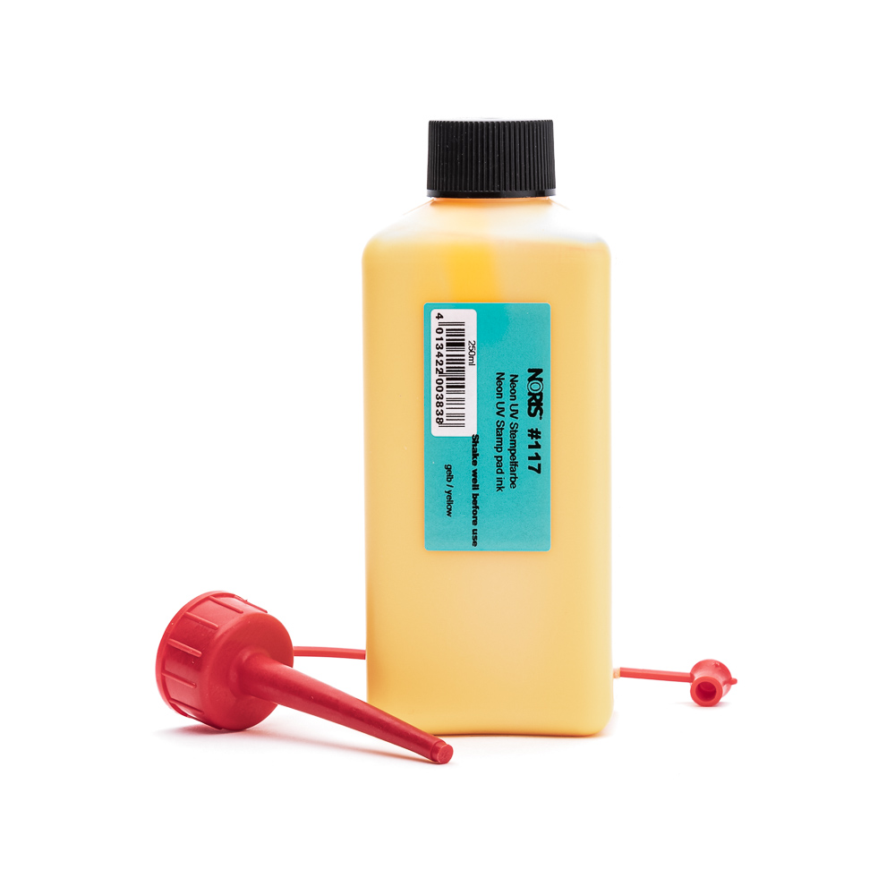 4013422003838 - Stempelfarbe NORIS 117 Neon Line Neon Gelb 250 ml