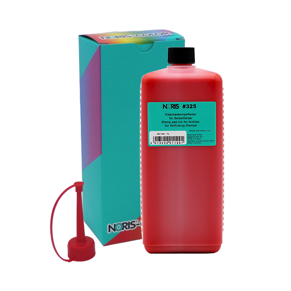 4013422011291 - 325 Textilstempelfarbe Rot 1000 ml