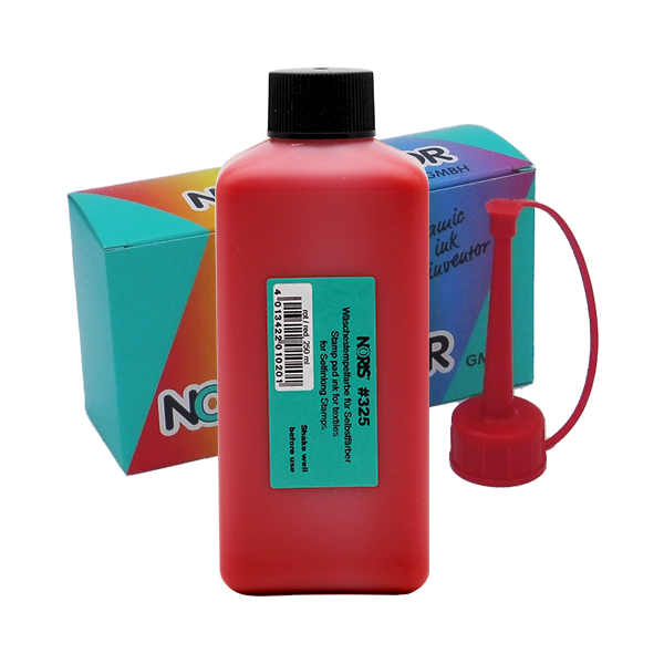 4013422010201 - 325 Textilstempelfarbe Rot 250 ml