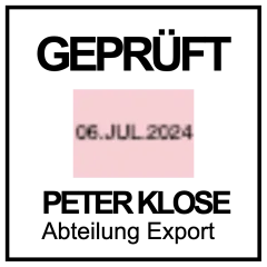 Gestaltungvorschlag für die Konfiguration des Colop Printer Q 24 Datumstempel