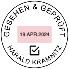 Gestaltungvorschlag für die Konfiguration des Colop Printer R 40 Datumsstempel