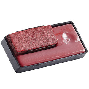 4011170000277 - Stempelkissen Ersatztank 200182-001 Colorbox rot getränkt mit Öl