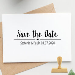 Save the Date Stempel für Einladungen