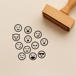 Smiley Stempel - freundliche Motive für Kinder, Schule und Alltag