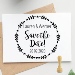 Stempel Hochzeit - Save the Date