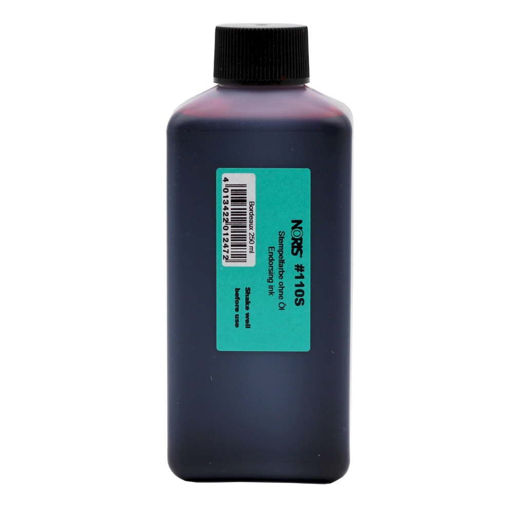 4013422012472 - Stempelfarbe 110S | Stempelkissenfarbe Bordeaux 250 ml