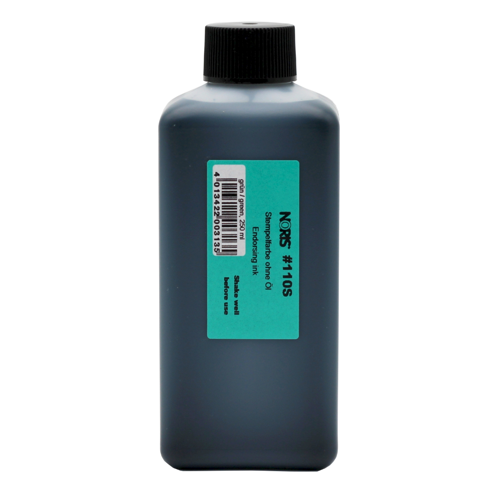 4013422004941 - Stempelfarbe 110S | Stempelkissenfarbe Grün 250 ml