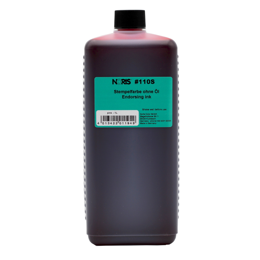 4013422011949 - Stempelfarbe 110S | Stempelkissenfarbe Pink 1000 ml