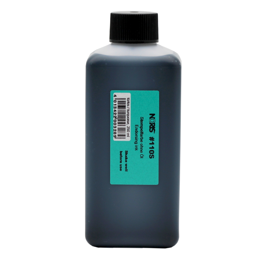 4013422003289 - Stempelfarbe 110S | Stempelkissenfarbe Türkis 250 ml