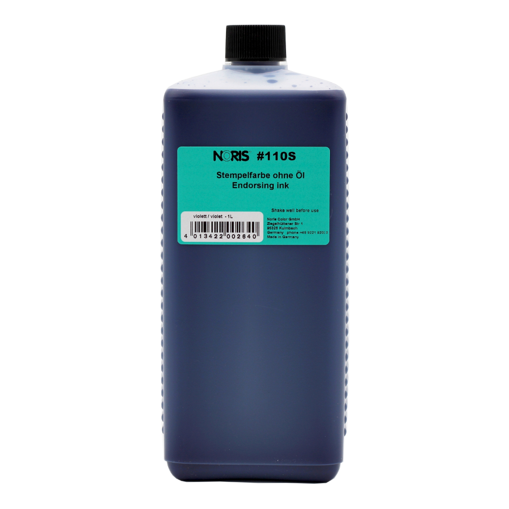 4013422002640 - Stempelfarbe 110S | Stempelkissenfarbe Violett 1000 ml