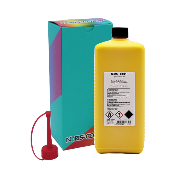 4013422006594 - 131 Permanentstempelfarbe Gelb 1000 ml