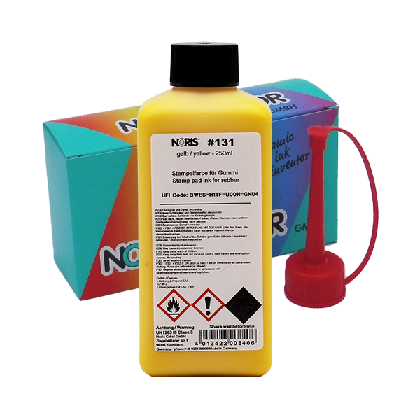4013422008406 - 131 Permanentstempelfarbe Gelb 250 ml