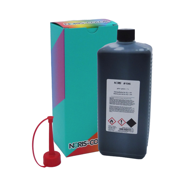 4013422001476 - Stempelfarbe 196 Grün 1000 ml