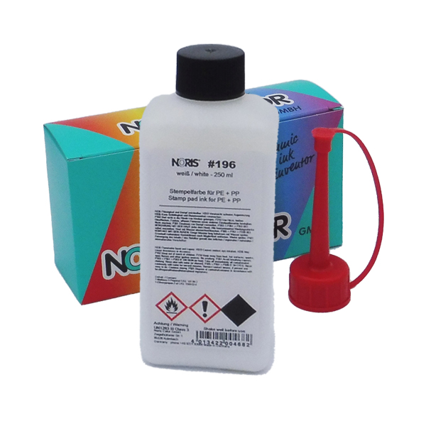 4013422004682 - Stempelfarbe 196 Weis 250 ml