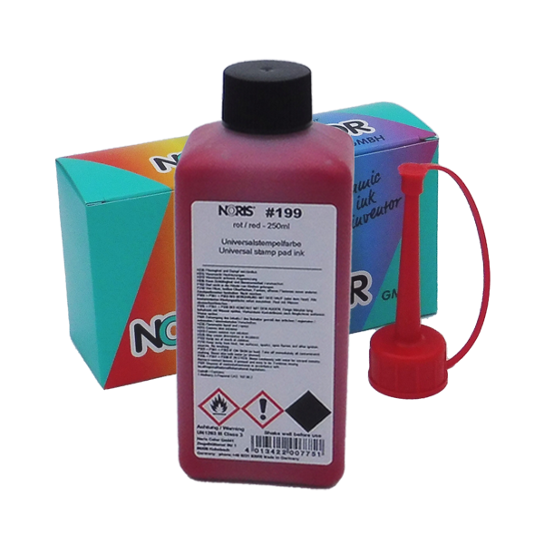 4013422007751 - Stempelfarbe 199 Rot 250 ml