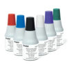 Trodat Stempelfarbe 7021 schnelltrocknend – 25 ml in Rot, Blau, Schwarz, Weiß, Violett und Grün