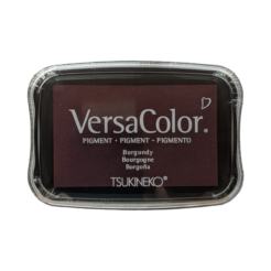 stempelkissen versacolor gross burgundy