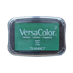 stempelkissen versacolor gross green