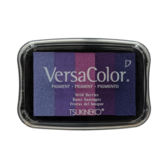 VersaColor Multi-Color Stempelkissen Wild Berries – 4-Farb-Pigmenttinte, 75 × 45 mm