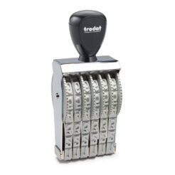 Trodat Classic 15126 Ziffernstempel mit schwarzem Griff