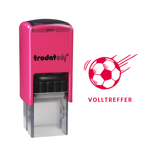 0190084416108 - edy FIX - Motivationsstempel - Lehrerstempel - Pink Faultier - LASS DICH NICHT HÄNGEN Schwarz