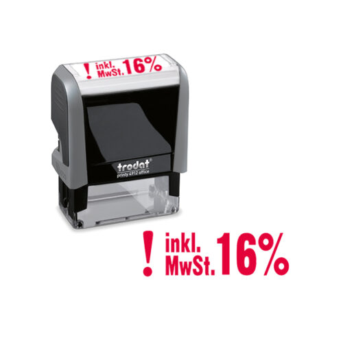 Trodat Office Printy 4912 Lagertextstempel inkl. 16% MwSt.