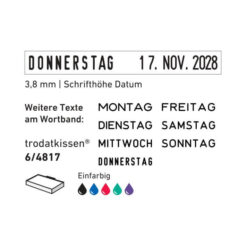 trodat printy 4817 b beispiel