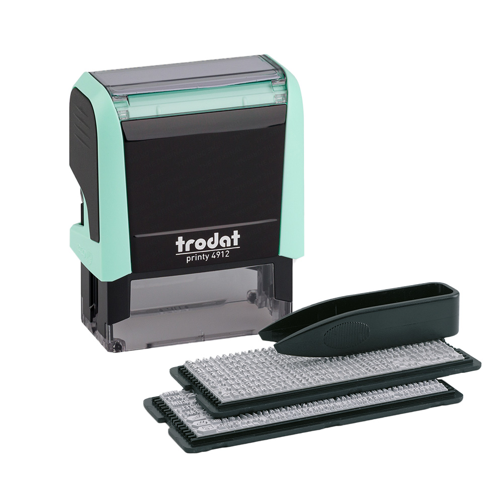 9010035808589 - trodat Stempel Printy Typom 40 SB Paste grü+Kis schw 4912