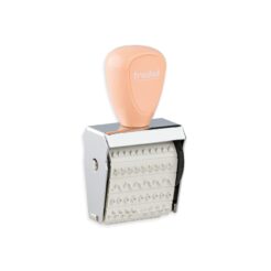 Trodat Creative Mini Zierleisten Stempel creme mit Motivwalzen in Schrägansicht