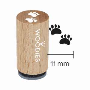 Mini Woodies Stempel Pfoten
