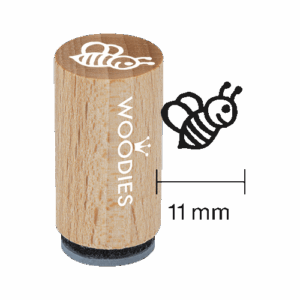 Mini Woodies Stempel Biene
