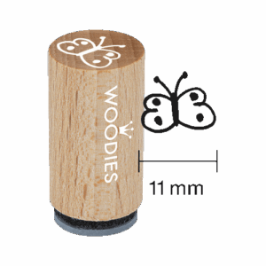 Mini Woodies Stempel Schmetterling