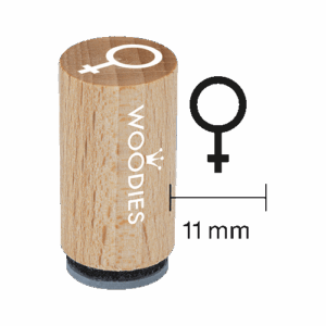 Mini Woodies Stempel Venuszeichen Mädchen