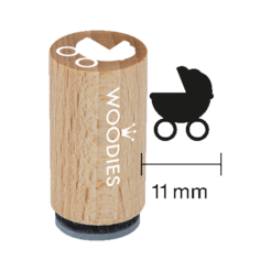 Mini Woodies Stempel Kinderwagen