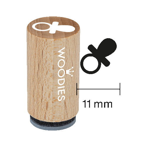 Mini Woodies Stempel Schnuller