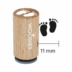 Mini Woodies Stempel Babyfüße
