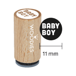 Mini Woodies Stempel Baby Boy