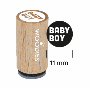 Mini Woodies Stempel Baby Boy