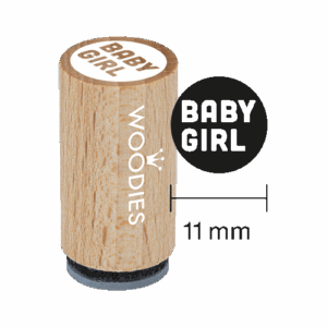 Mini Woodies Stempel Baby girl