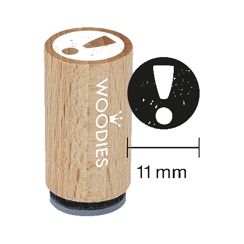 Mini Woodies Stempel ! Ausrufezeichen